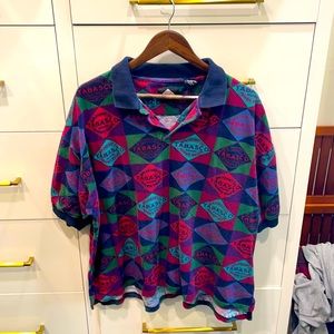 XXL (Read Description) Unique Purple/Green/Red Tabasco Sportswear Shirt